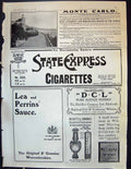 Old Monte Carlo Express Cigarettes Whiksy Lea Perrins Negretti 1905 20th
