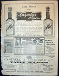 Old 1901 Lazenby Sauce Cantrell Table Water Binoculars Whisky Cigaret 20th