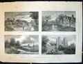 Old 1889 Essex Anglers Inn Thetford Norfolk Layer Marney Tower Hadlei Victorian