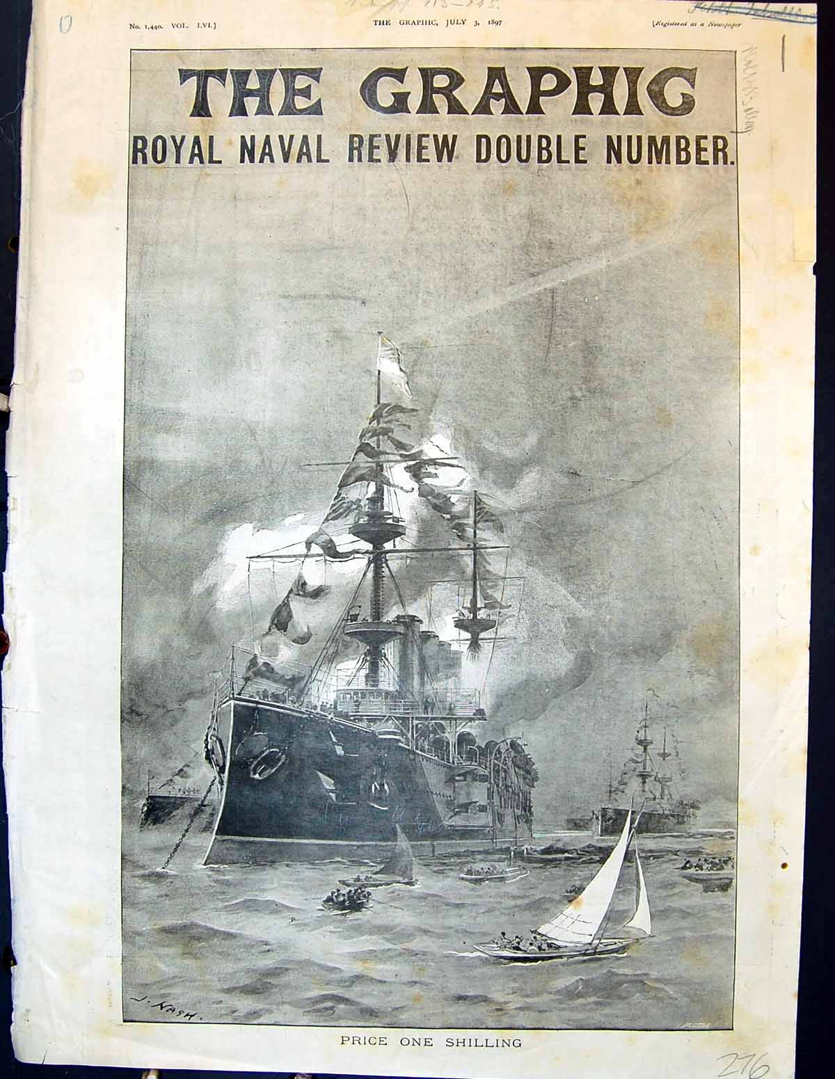 Old 1897 Royal Naval Review Ships Cadburys Cocoa Beef Eggs ChattawayVictorian