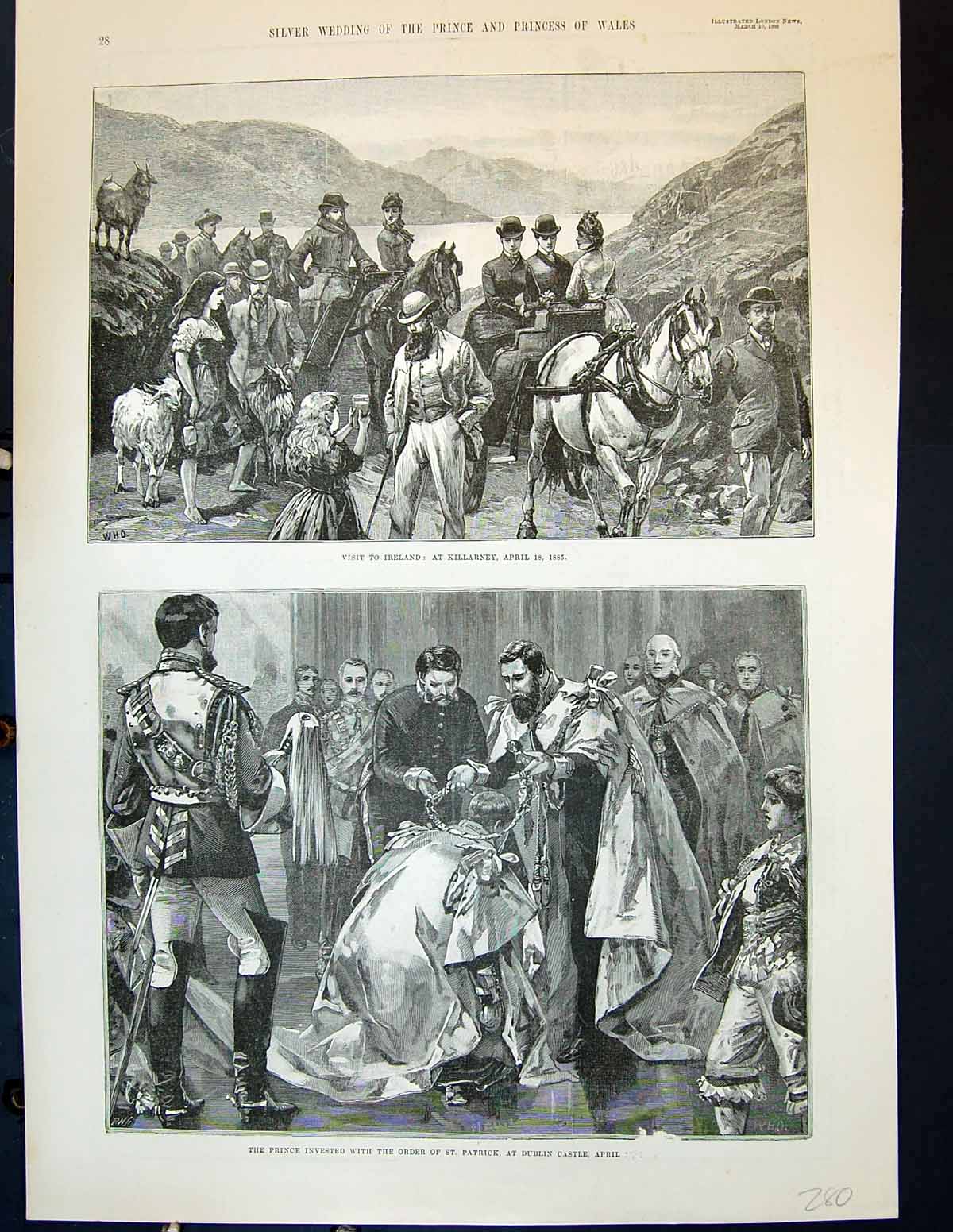 Old Chancery Lane Safe Deposit 1898 Prince Wales Ireland Killarney Du 19th
