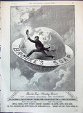 Antique Old Print Brooke'S Monkey Brand Soap World Atlas Advertisement 1894