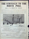 Old Advertisement 1895 Beechams Toothpaste Pills North Pole Ship Wind Victorian