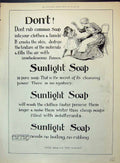 Antique Old Print 1902 Port Sunlight Soap Lever Brothers Mother Little Girl