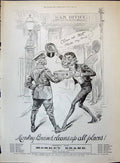 Antique Print 1901 Brooke'S Monkey Brand Soap Lever Brothers Port Sunlight 20th
