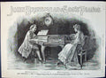 Old Print Advertisement 1891 John Brinsmead Pianos Wigmore Street London 19th