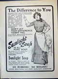 Antique Old Print 1903 Lever Brothers Sunlight Soap Cheshire Advertisement 20th