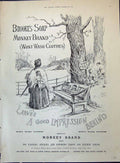 Old Print 1897 Brooke'S Monkey Brand Soap Men Painting Benches Wet Paint 19th