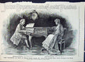 Antique Old Print Advertisement 1891 John Brinsmead Sons Pianos Music Romance