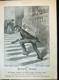 Antique Old Print 1896 Brooke'S Monkey Brand Soap Cleaning Scouring Scrubbing