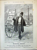 Antique Print 1896 Brooke'S Monkey Brand Soap Domestic Theatre Wheel-Barrow