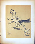 Antique Old Print Caught By Cat Food Bwol 1902 Dog Day Cecil Aldin Pet Animal