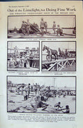 Old War Sepoys Ifantry Washing River Horses Territorial Artillery Per