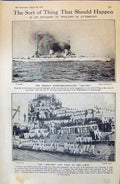 Old 1915 German War Ship Super-Dreadnought Moltke Naval Operations Gu 20th