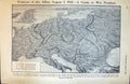 Old War Map Positions Allies France Germany Hungary Italy Europe 1915 20th