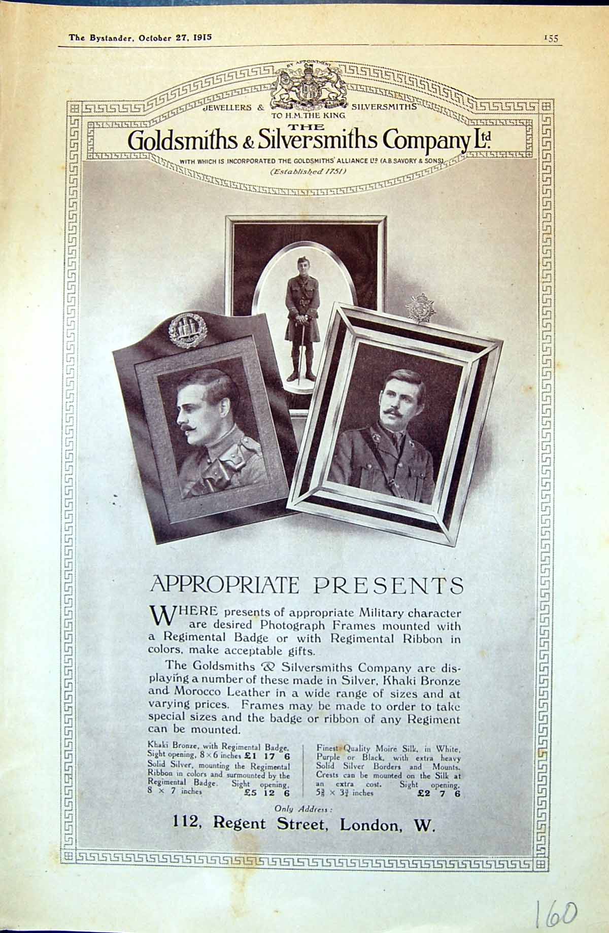 Antique Print 1915 Gsmiths Silversmiths London Theatre Emery Camber Stuart