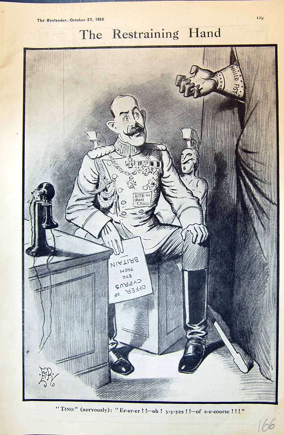 Old Antique Print 1915 Comedy War Ficer Telephone Man Lady Art Paintings 20th