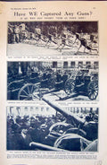 Old 1915 War Guns Paris Cour Des Invalides French German Champagne Ba 20th