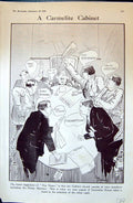 Old 1915 Carmelite Cabinet Prime Minister Ghost Submarine Ficers Admi 20th