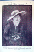 Old 1915 Beautiful Woman Miss Unity More Ship Wreck Trawlers North Se 20th