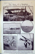 Old 1915 Seaplane Accident Sea War Kaiser Constantinople Siers Fie 20th