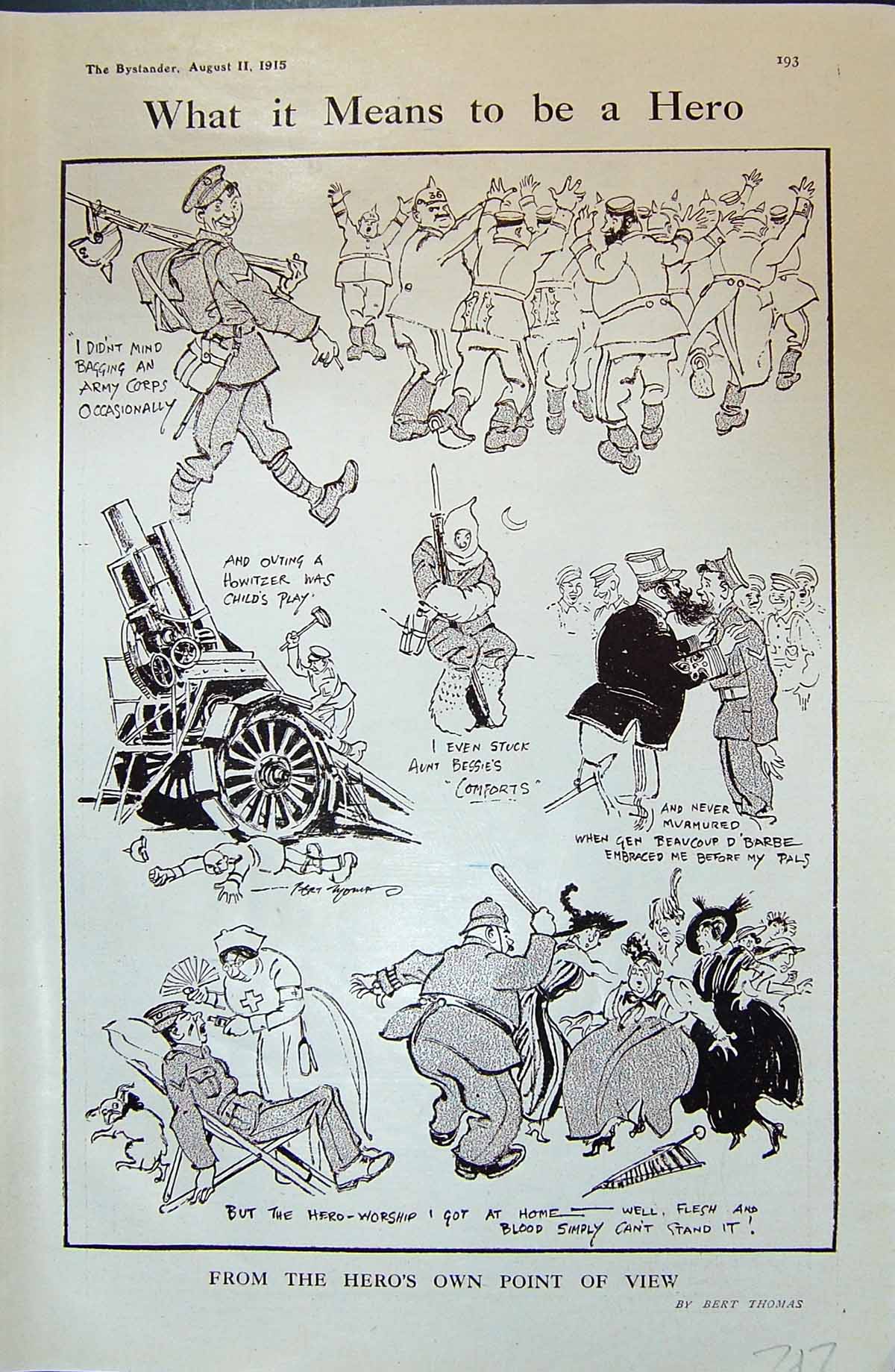 Old 1915 Was Siers Cartoons Advertisement Mr Cube World Alick Ritc 20th