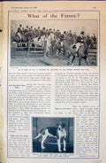 Old 1915 Hunting Horses Hound Dog Lady Men Illustration Arthur Hobart 20th