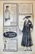 Old Fur Store Debenham Bulmers Cider Adair Corset Cross Horlicks 1915 20th