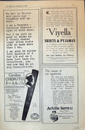Old Print 1915 Carolina Cheruto Viyella Achille Serre Dr. Smith Eriangen 20th