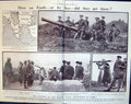 Old 1915 War Photograph Admiral Troubridge Captain Kerr Serbia Map Ba 20th