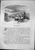 Original Old Antique Print View Gap Dauphine Alps Mountains Furber 1882 19th