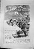 Antique Old Print Beach Scene France Fishing Boat Nets Fishermen Furber 1882