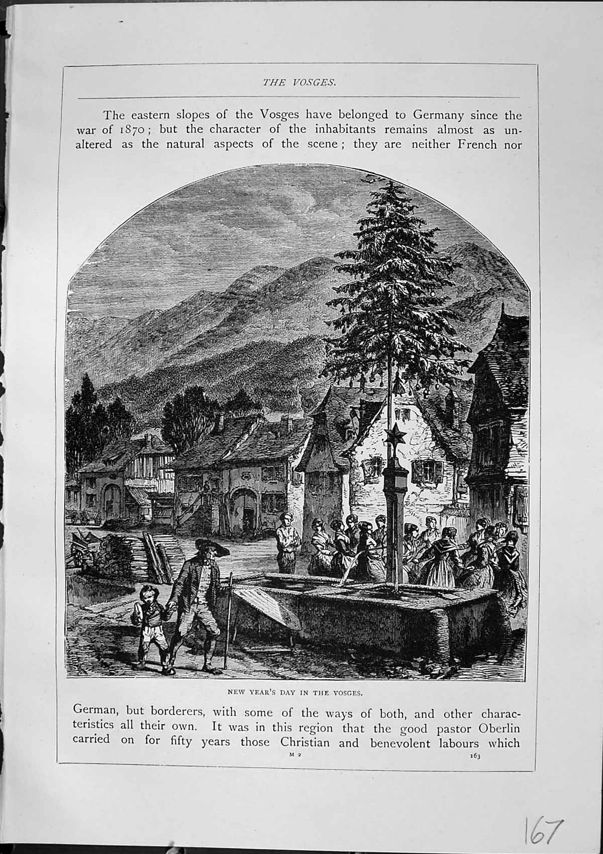 Old New Year'S Day Vosges Mountains Oberlin House Roche Furber 1882Victorian