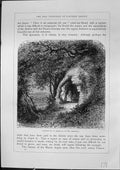 Antique Old Print Oratory St. Remacle Ardennes Hautes-Rivieres Furber 1882