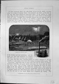 Antique Old Print Farming Electric Light Basaltes Prades Ardeche Furber 1882