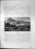 Old Print Clermont Ferrand Mountains Cathedral Architecture Furber 1882 19th