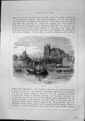 Old Nantes River Boats Architecture Chateau D'Amboise Loire Furber 18 19th
