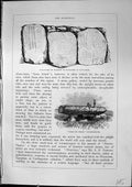Old Sculpture Sepulchre Gavr-Innis Table Caesar Locmariaquer Quiberon 20th