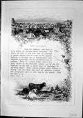 Antique Old Print Furber 1882 General View Etretatporte D'Aval Casino France