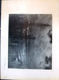 Antique Old Print View Campanile Night Scene Joseph Pennell 1903 Art Journal