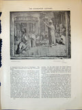 Old Print Scene Paul Preaching Athens Loukmanf Cartoons Raphael 1903 Art 20th