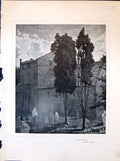 Old Studland Church Trees Gravestones Place Ship Wrecks Tomson 1903 A 20th