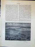 Antique Old Print Distant View Poole Harbour Arthur Tomson 1903 Art Journal