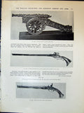 Old Bronze Cannon Venetian Datea Match-Lock Gun Flint Lock Pistol 190 20th