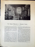 Old View Bottesford Chuch Manners Effigy Robert Todeni Albini 1903 Ar 20th