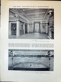 Old Print View Room House Decorations Reyns-Stephens Electric Light 1903 20th