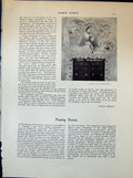 Old Print Entrance Lombardy Room Study Spring Song George Wilson 1903 Art 20th