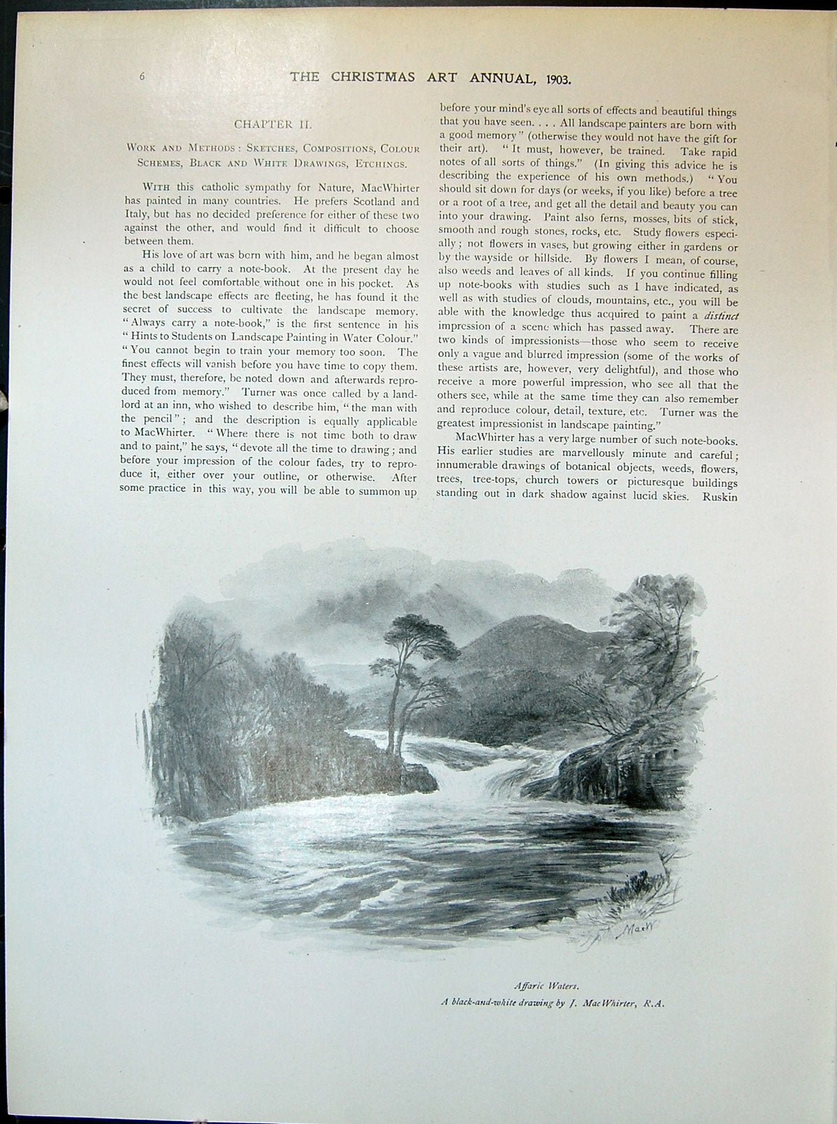 Old Lake Geneva Chexbres Leman Macwhirter Highland Auction River 1903 20th