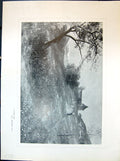 Old Print Flowery Path Macwhirter Trees Crabbed Age Youth Sheep 1903 Art 20th
