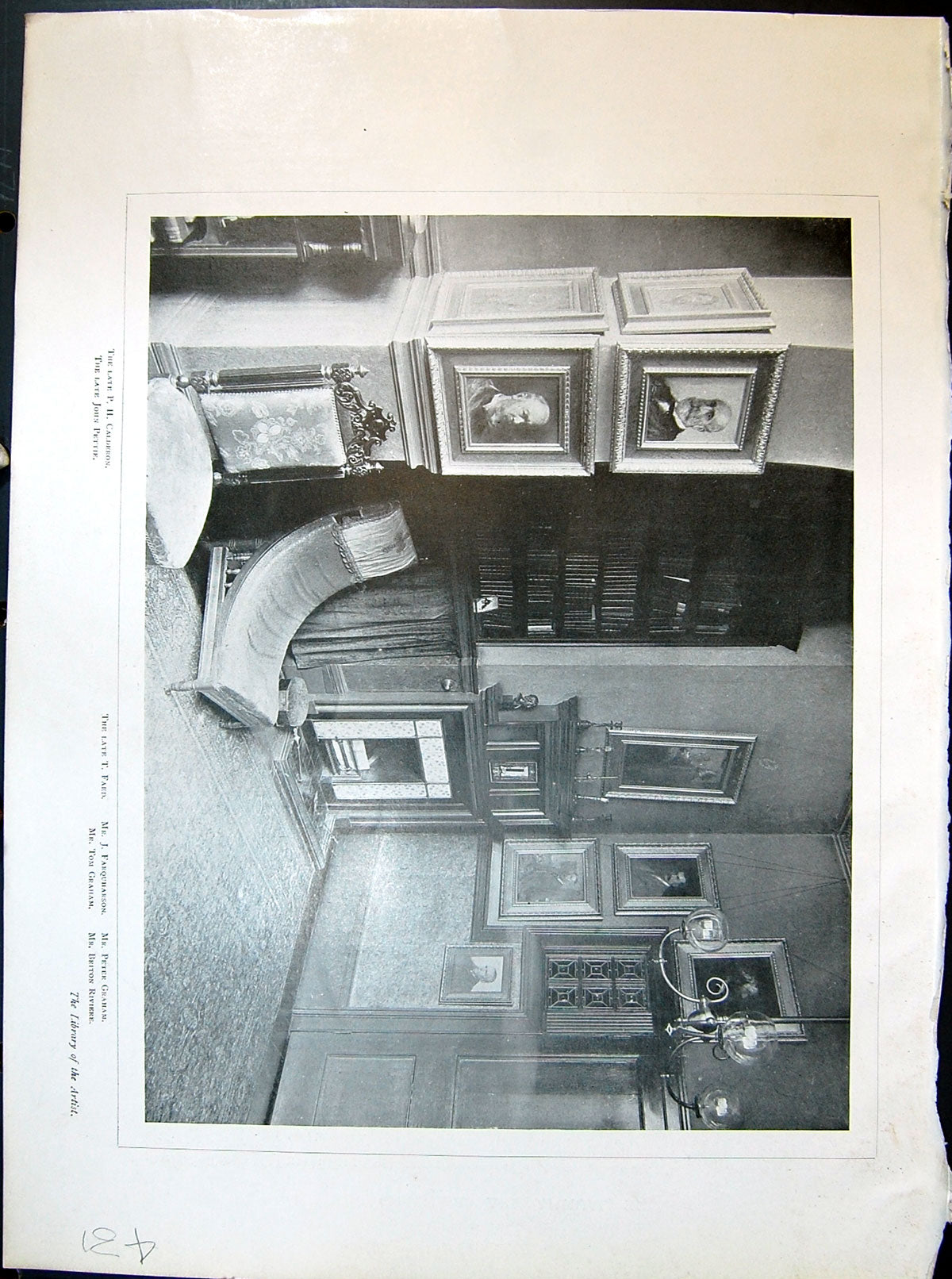 Old Library Calderon Pettie Faed Farquharson Graham Riviere Graham 19 20th